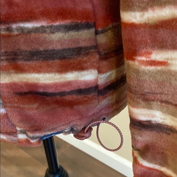 Eddie Bauer Multi Color Striped Half Zip Women's Fleece Pullover Size Sm… - Picture 4 of 9